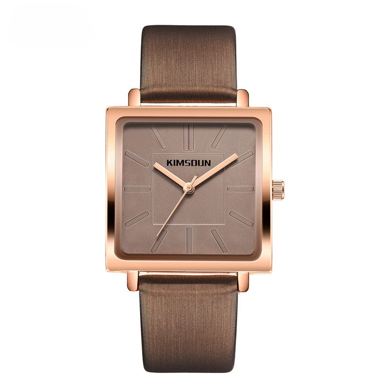 Carlophis K-7703B Belle Women's Square Watch - Elegant & Classic Style