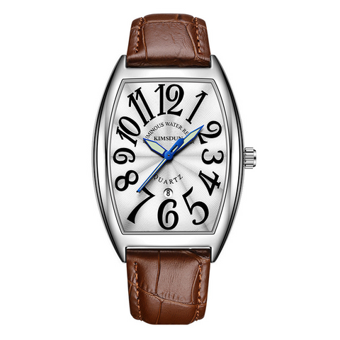 Carlophis K-816D Cypher Men's Ana-Digi Tonneau Watch - Hybrid Display