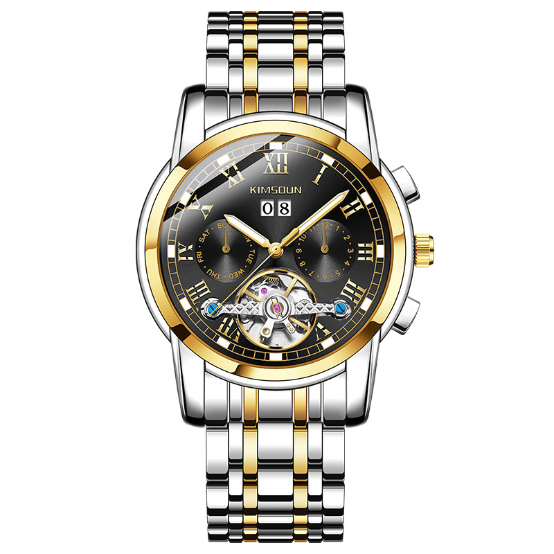 Carlophis K-1896A Consul Automatic Calendar Watch - Unisex & Mechanical