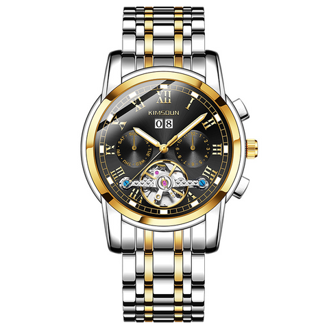 Carlophis K-1896A Consul Automatic Calendar Watch - Unisex & Mechanical