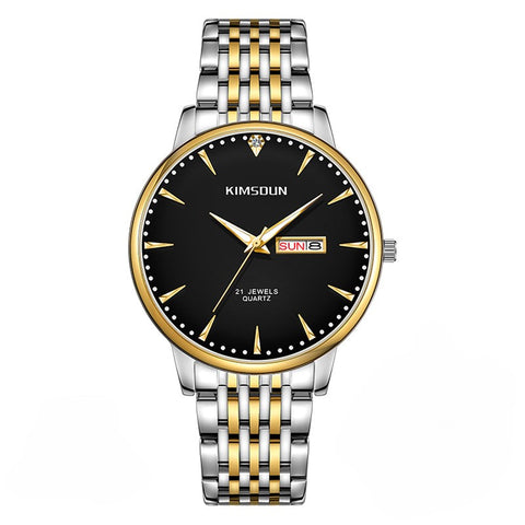 Carlophis K-1802B Aspect Ultra-Thin Watch - Unisex & See-Through Case