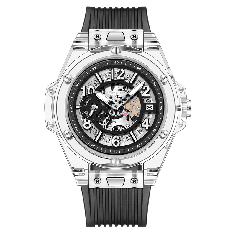 Carlophis Link Transparent Couples' Watch - His & Hers Ana-Digi Style