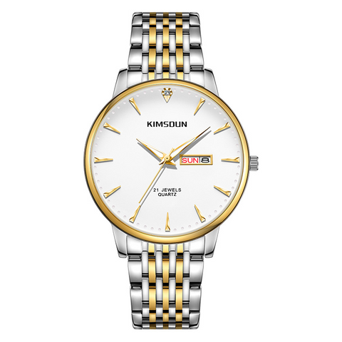 Carlophis K-1802B Keystone Ultra-Thin Dress Watch - Small Seconds
