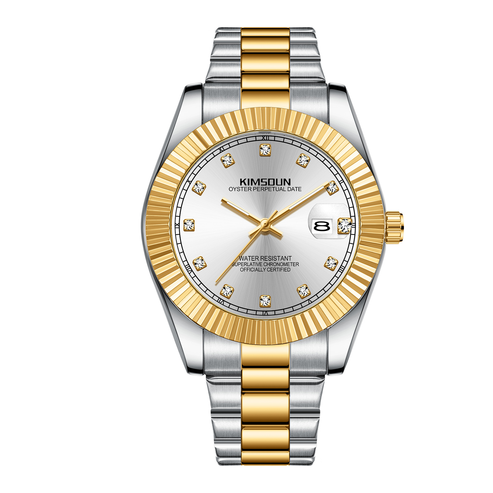 Carlophis K-1839 Estate Skeleton Dress Watch - Unisex & Fluted Bezel