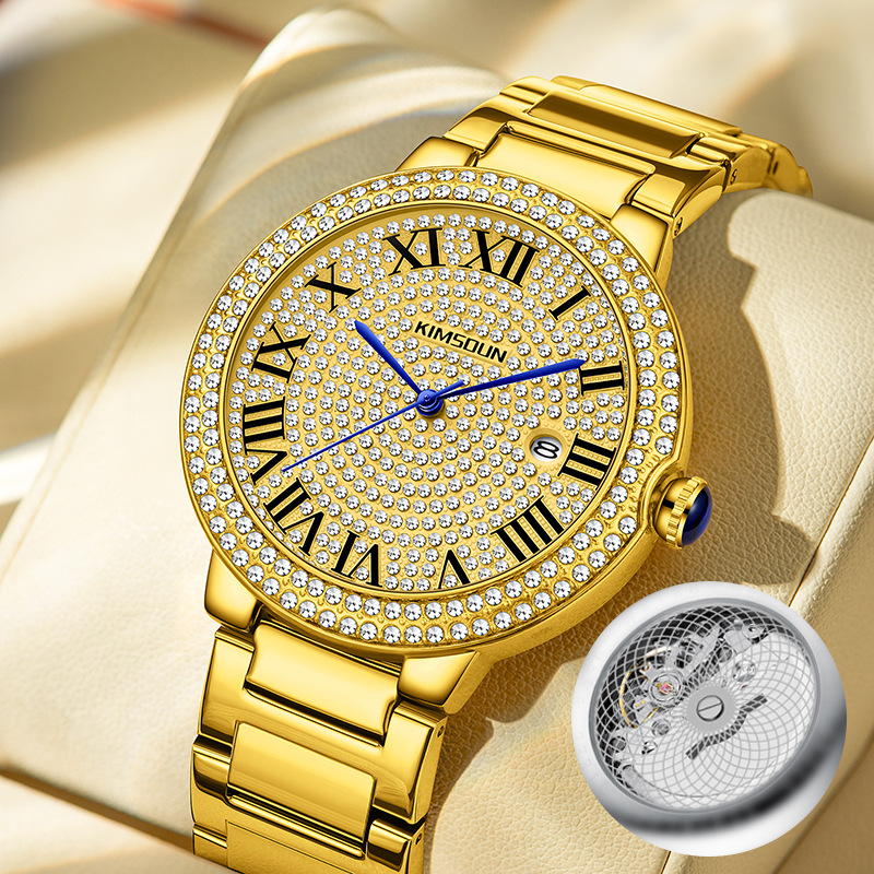 Carlophis K-1837B Eclat Iced-Out Ballon-Style Watch - Unisex