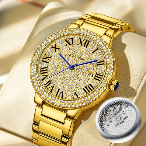 Carlophis K-1837B Eclat Iced-Out Ballon-Style Watch - Unisex