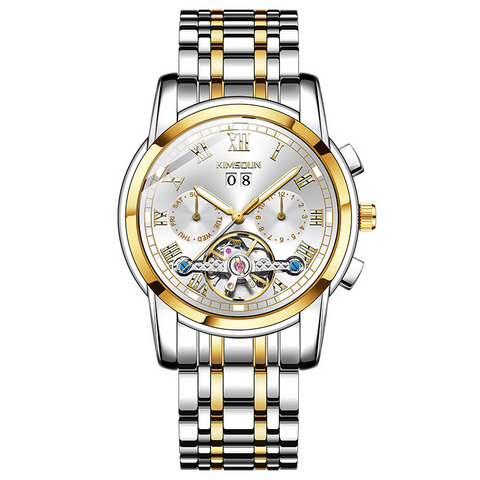 Carlophis K-1896A Consul Automatic Calendar Watch - Unisex & Mechanical