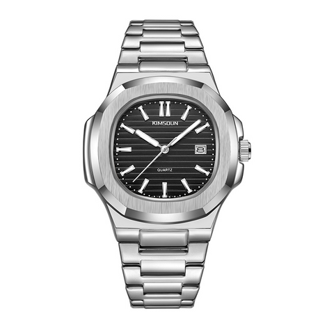 Carlophis K-921D Axiom Porthole-Style Watch - Unisex & Screw-Down Crown
