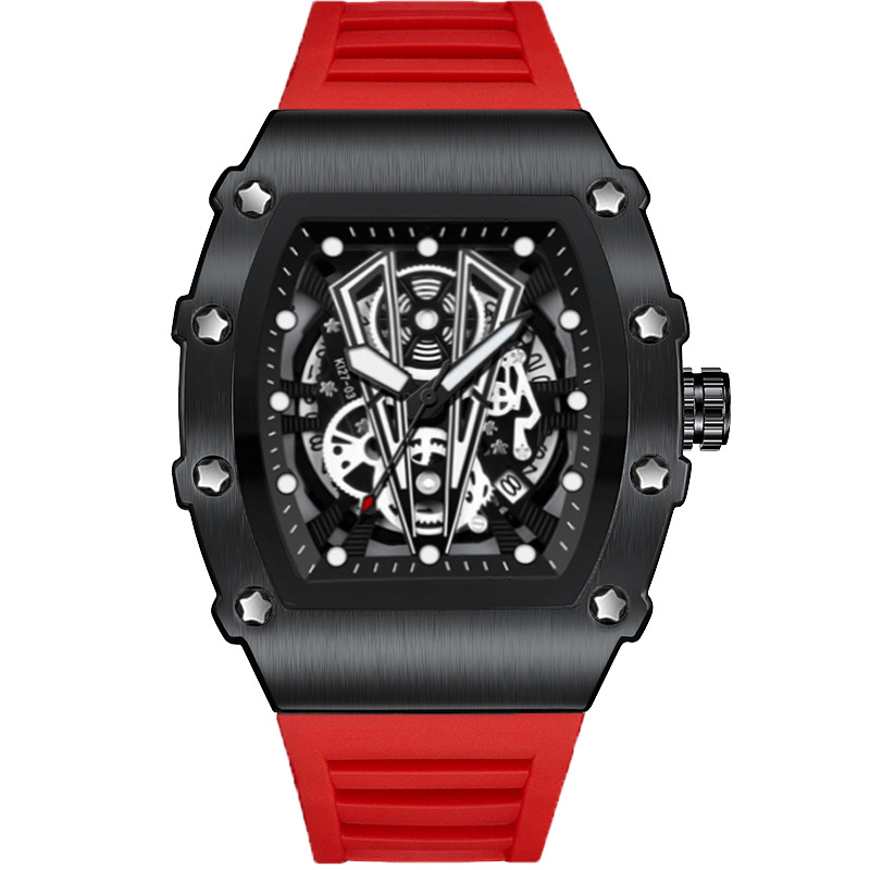 Carlophis K-2018B Force Men's Tonneau Watch - Artistic & Sport Design