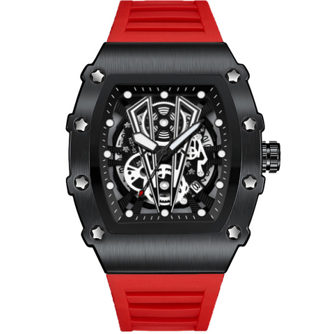 Carlophis K-2018B Force Men's Tonneau Watch - Artistic & Sport Design