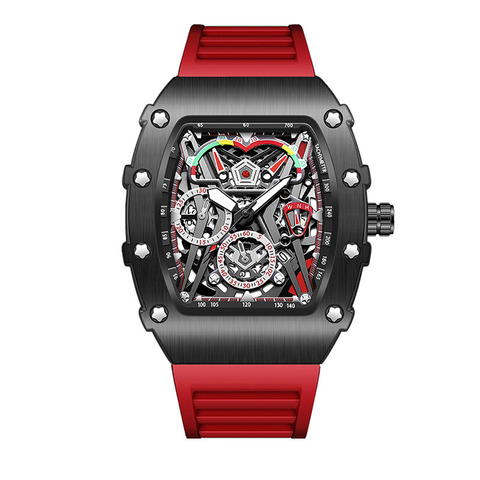 Carlophis K-2102B Velocity Men's Tonneau Watch - Sport & Vibrant Colors