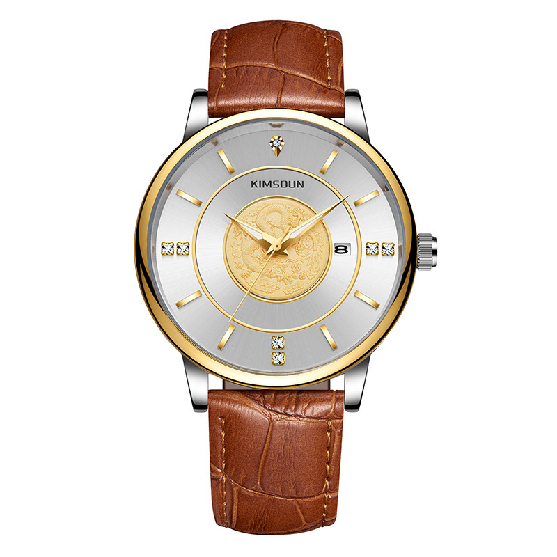 Carlophis K-1820B Dynasty Dragon Watch - Unisex & 3D Engraved Dial