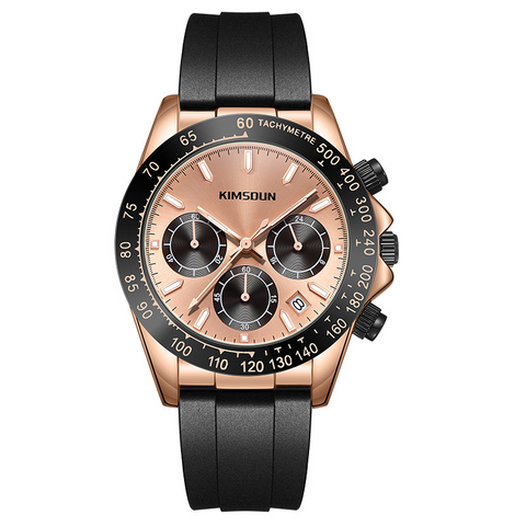 Carlophis K-1810B Le Mans "Panda Dial" Chronograph Watch - Unisex & Racing