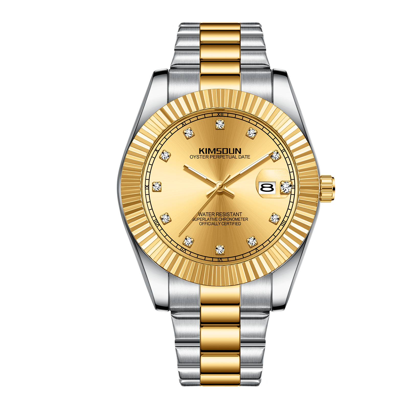Carlophis K-1839 Estate Skeleton Dress Watch - Unisex & Fluted Bezel