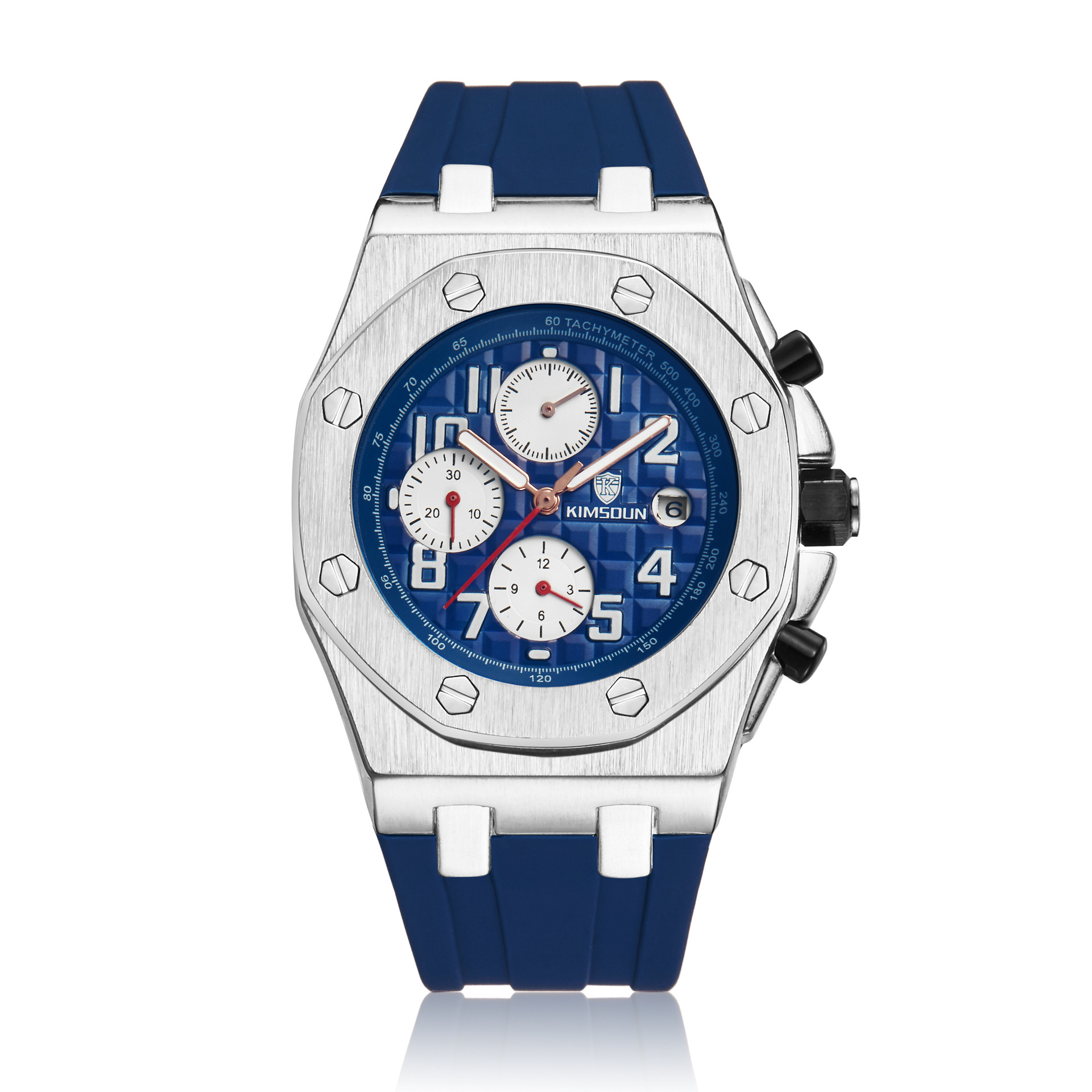 Carlophis K-1222A Signal Men's Automatic Watch - See-Through & Modern Style