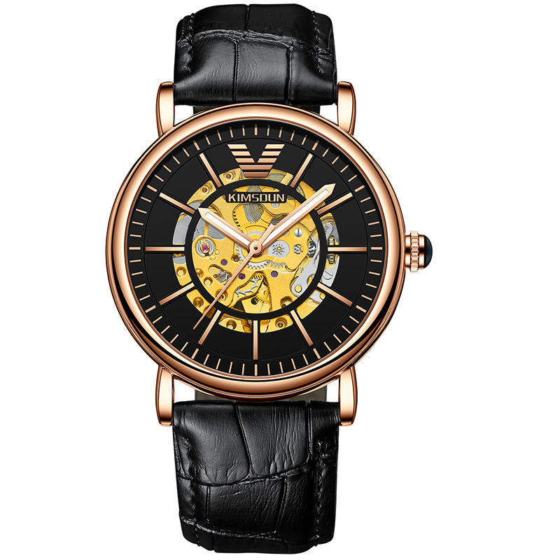 Carlophis K-2025A Architect Automatic Skeleton Watch - Men's & Mechanical