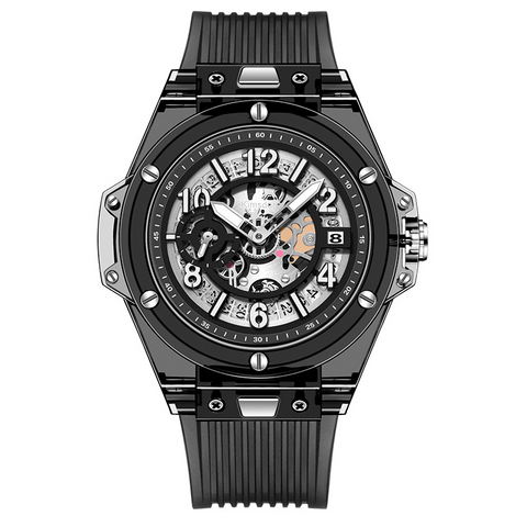Carlophis Link Transparent Couples' Watch - His & Hers Ana-Digi Style