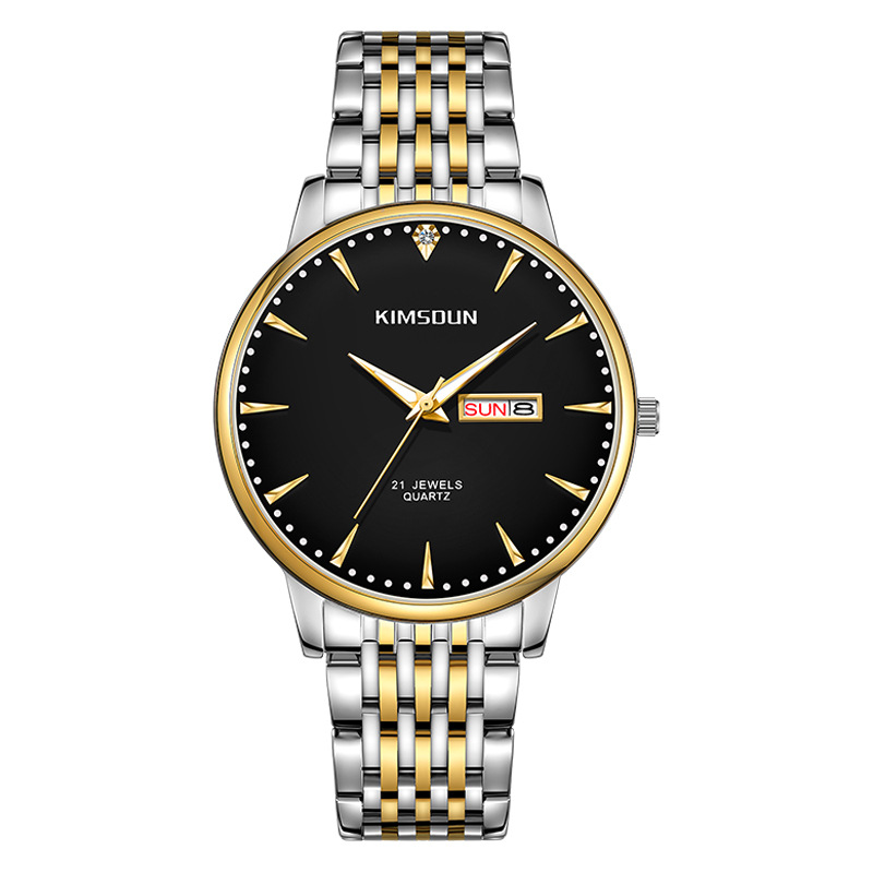 Carlophis K-1802B Keystone Ultra-Thin Dress Watch - Small Seconds