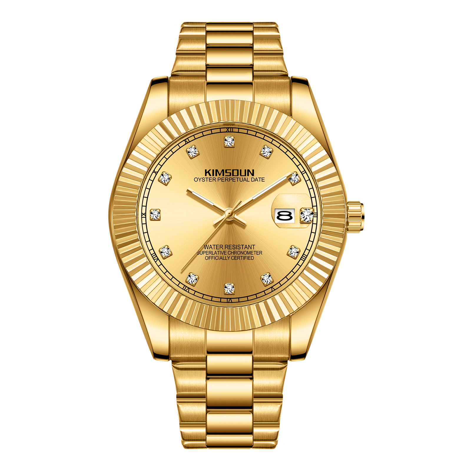 Carlophis K-1839 Estate Skeleton Dress Watch - Unisex & Fluted Bezel