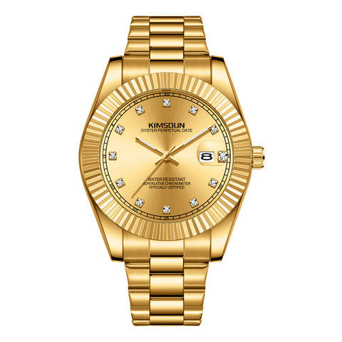 Carlophis K-1839 Estate Skeleton Dress Watch - Unisex & Fluted Bezel