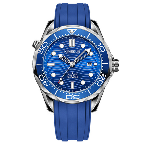 Carlophis K-1808B Jetty Classic Diver-Style Watch - Unisex & Quartz