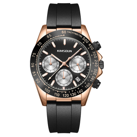 Carlophis K-1810B Le Mans "Panda Dial" Chronograph Watch - Unisex & Racing