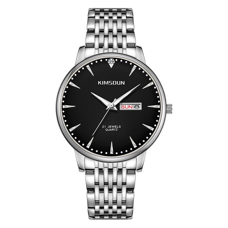 Carlophis K-1802B Keystone Ultra-Thin Dress Watch - Small Seconds