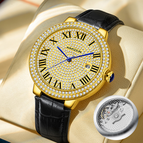 Carlophis K-1837B Eclat Iced-Out Ballon-Style Watch - Unisex