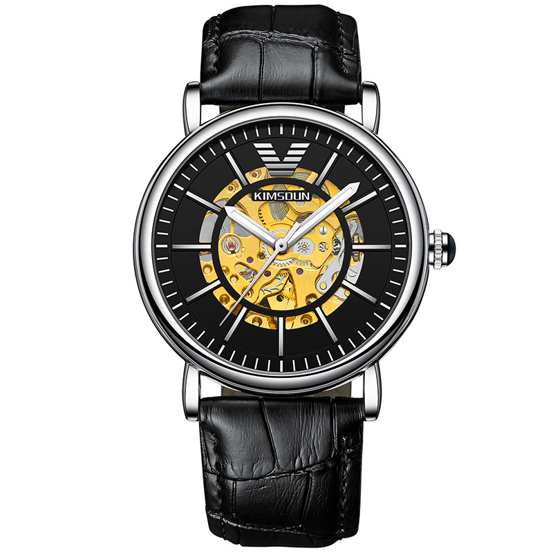 Carlophis K-2025A Architect Automatic Skeleton Watch - Men's & Mechanical