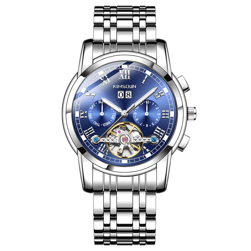 Carlophis K-1896A Consul Automatic Calendar Watch - Unisex & Mechanical