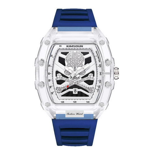 Carlophis K-2106B Lucid Transparent Watch - Unisex & Colorful Jelly Style