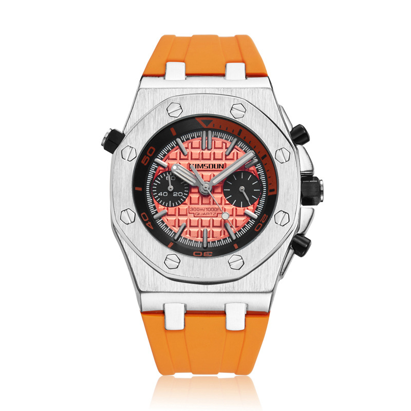 Carlophis K-1223B Chroma Men's Sport Watch - Bold Color & Camo Series