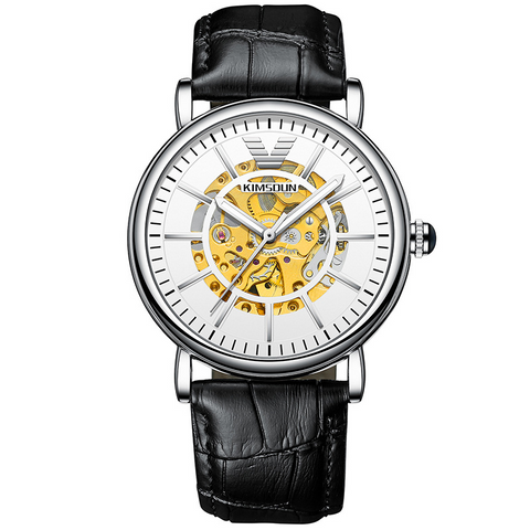 Carlophis K-2025A Architect Automatic Skeleton Watch - Men's & Mechanical