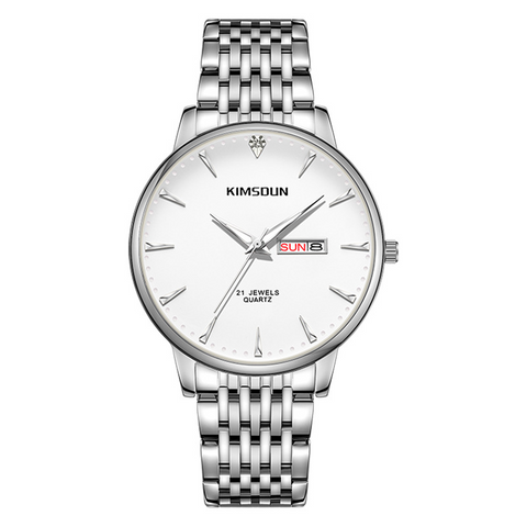 Carlophis K-1802B Keystone Ultra-Thin Dress Watch - Small Seconds