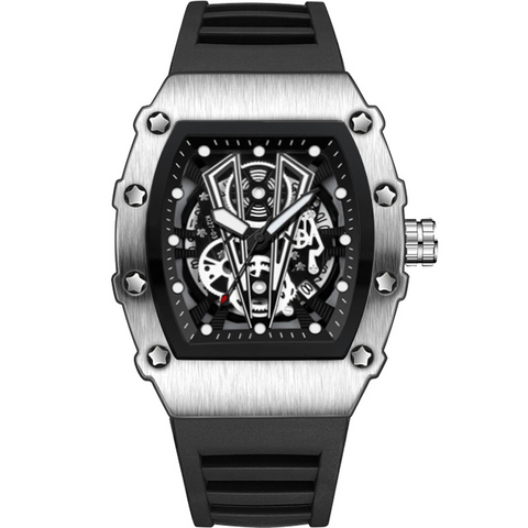 Carlophis K-2018B Force Men's Tonneau Watch - Artistic & Sport Design