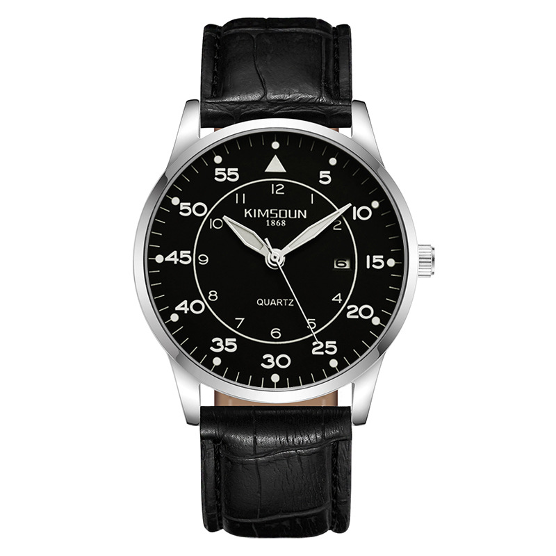 Carlophis K-1866B Bauhaus Ultra-Thin Watch - Unisex & Milanese Mesh