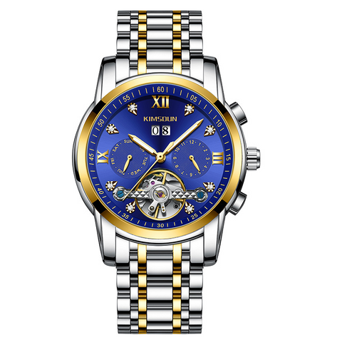 Carlophis Celestial Automatic Open-Heart Watch - Unisex & Calendar Dial