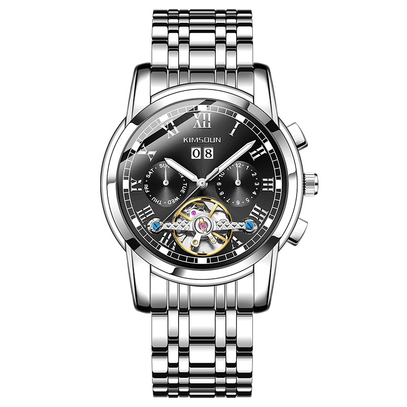 Carlophis K-1896A Consul Automatic Calendar Watch - Unisex & Mechanical