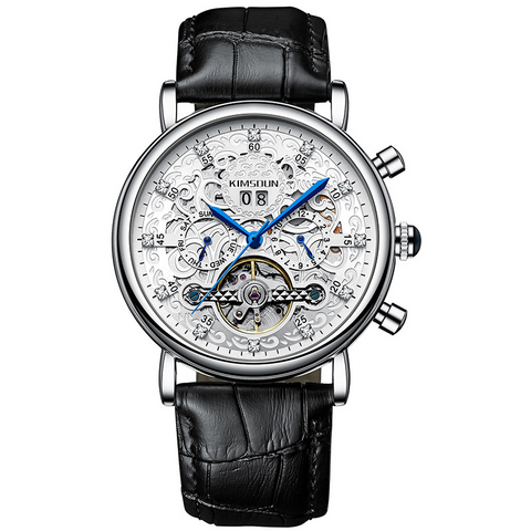 Carlophis K-2023A Maestro Automatic Watch - Unisex & 3D Engraved Dial