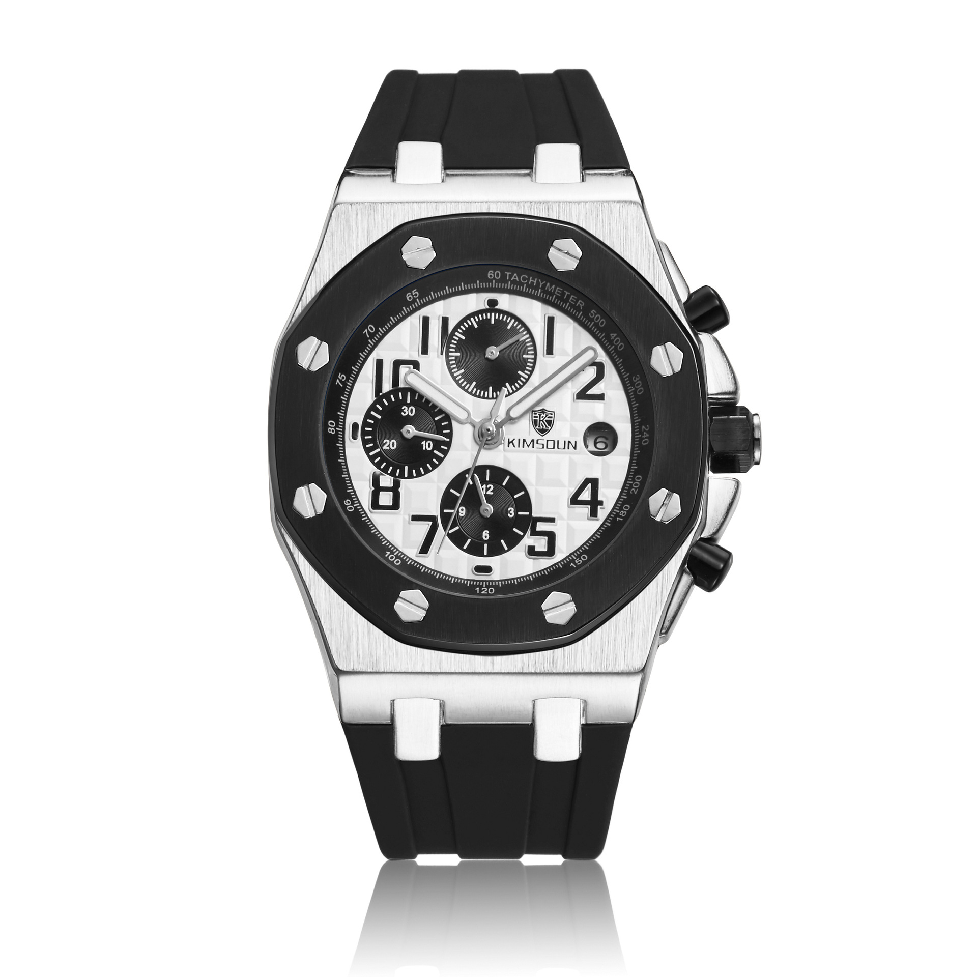Carlophis K-1222A Signal Men's Automatic Watch - See-Through & Modern Style