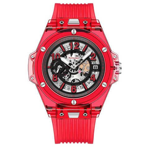 Carlophis Link Transparent Couples' Watch - His & Hers Ana-Digi Style