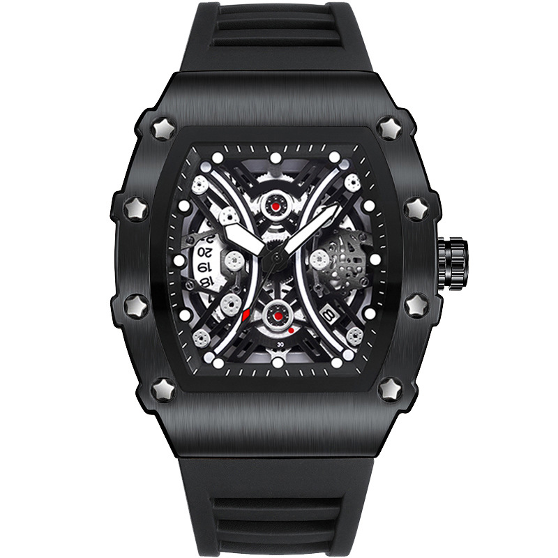Carlophis K-2018B Force Men's Tonneau Watch - Artistic & Sport Design