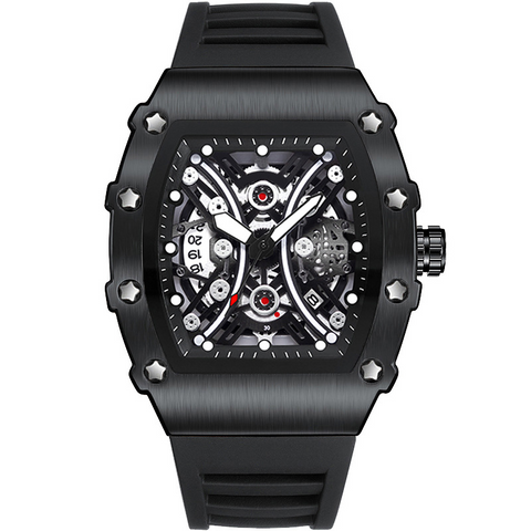 Carlophis K-2018B Force Men's Tonneau Watch - Artistic & Sport Design