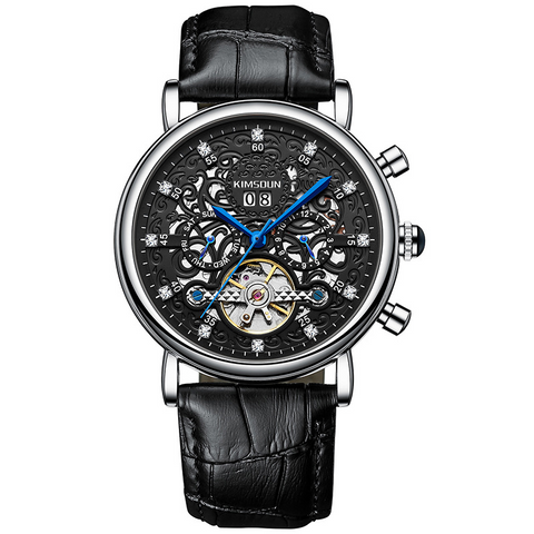 Carlophis K-2023A Maestro Automatic Watch - Unisex & 3D Engraved Dial