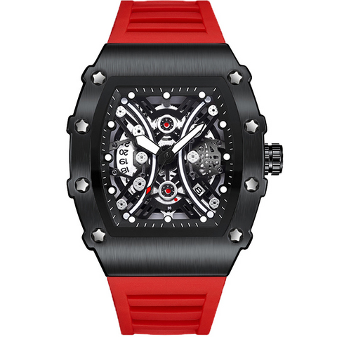 Carlophis K-2018B Force Men's Tonneau Watch - Artistic & Sport Design