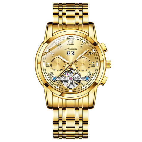 Carlophis K-1896A Consul Automatic Calendar Watch - Unisex & Mechanical
