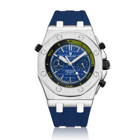 Carlophis K-1223B Chroma Men's Sport Watch - Bold Color & Camo Series