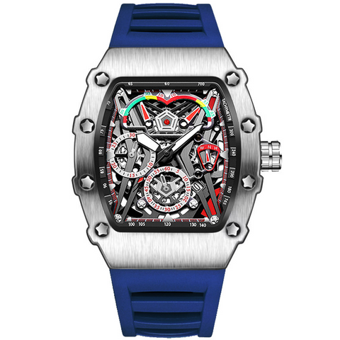 Carlophis K-2102B Velocity Men's Tonneau Watch - Sport & Vibrant Colors