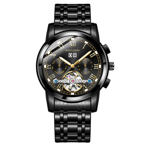 Carlophis K-1896A Consul Automatic Calendar Watch - Unisex & Mechanical