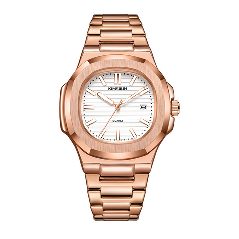 Carlophis K-921D Axiom Porthole-Style Watch - Unisex & Screw-Down Crown